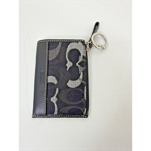 Authentic COACH Signature C Logo Shoulder Bag & Matching Wallet Set – Black Shim - Picture 12 of 16